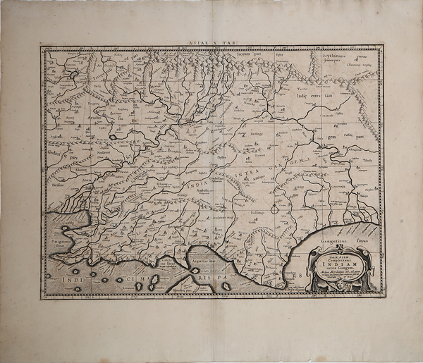 Tab. X Asiae, Complectens Indiam intra Gangem