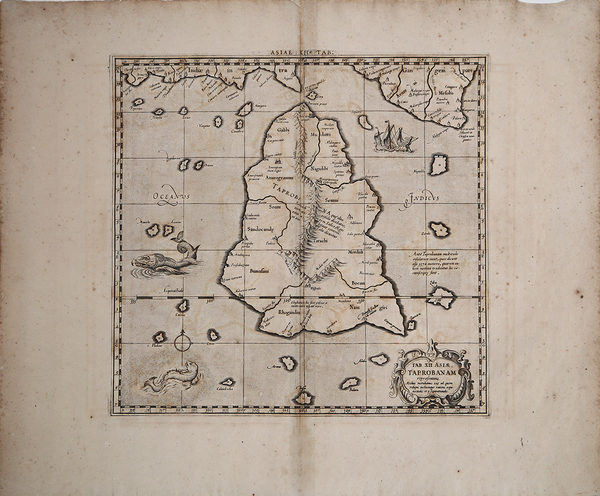 Tab. XII Asiae, Taprobanam rapraesantans