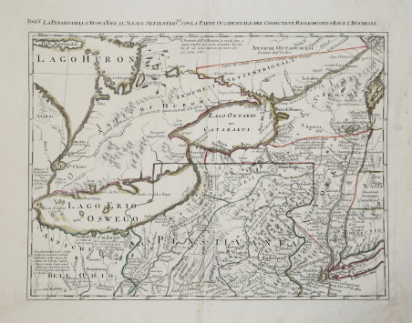 Fogl.V La Pensilvania, La Nuova York, Il Jersey Settentrio.le, con …