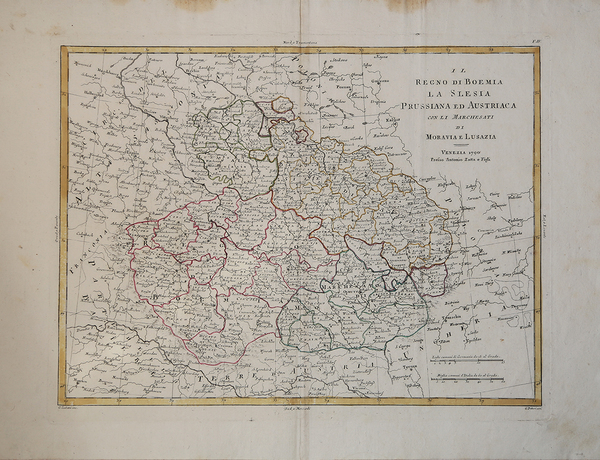 Il Regno di Boemia, la Slesia Prussiana ed Austriaca con …