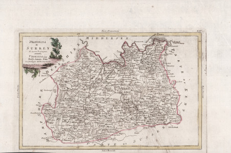 Provincia di Surrey di nuova proiezione