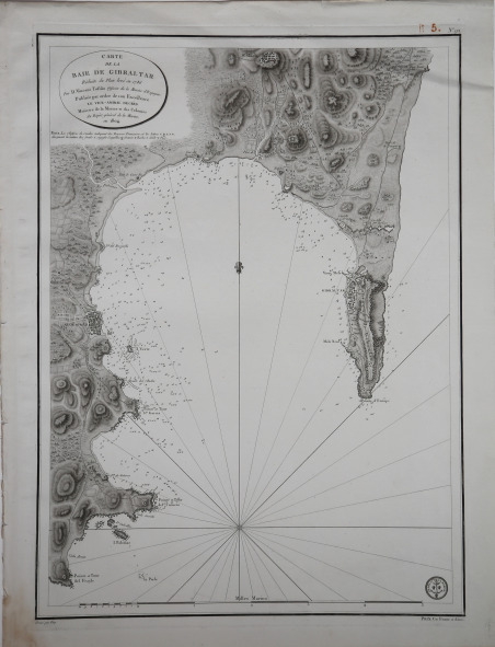 Carte de la Baie de Gibraltar