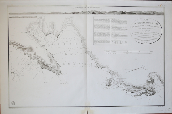 Plan du Golfe de Santa Manza de Porto Nuovo et …