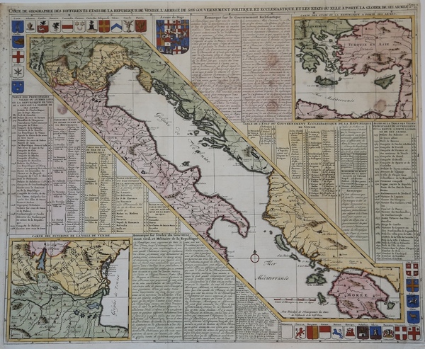 Carte de geographie des differents etats de la Republique de …