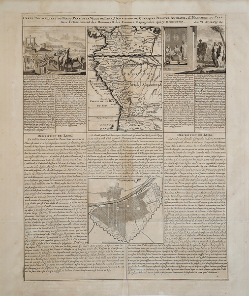 Carte Particuliere du Perou, Plan de la Ville de Lima, …