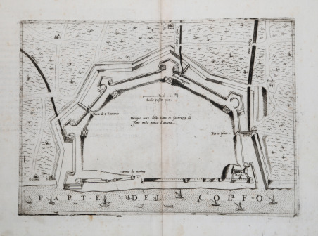 Disegno vero della Citta et Fortezza di Fano nella marca …