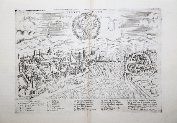 Franckfort. Il vero disegno e ritrato di Franckfort posta nella …