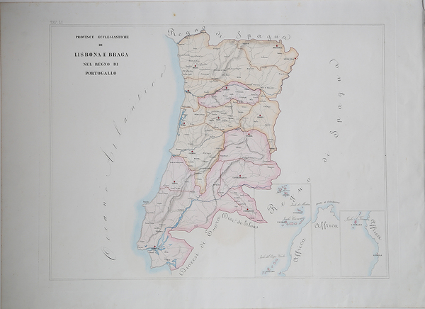 Province Ecclesiastice di Lisbona e Braga nel Regno di Portogallo