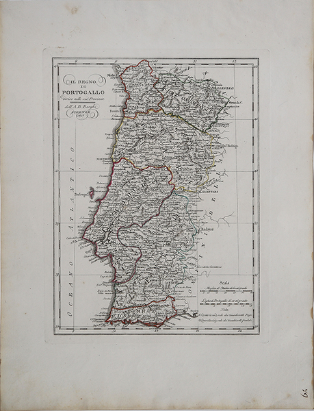 Il Regno di Portogallo diviso nelle sue provincie