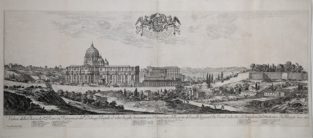 Vedute della Chiesa di S.to Pietro in Vaticano, et del …
