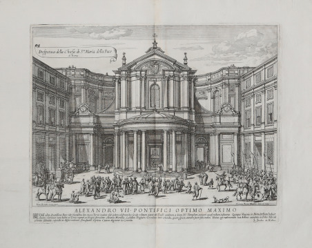 Prospetiva della Chiesa di S.ta Maria della Pace di Roma