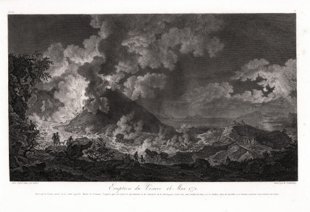 Eruption du Vesuve 14 mai 1771 prise sul Vesuve memede …