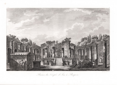Ruines du Temple d’Isis à Pompeia