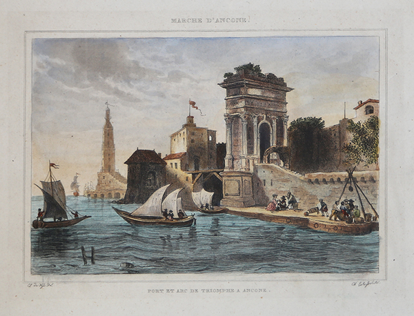 Port et Arc de Triomphe a Ancone