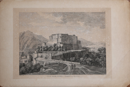 Vue du palais colomne a Subiaco