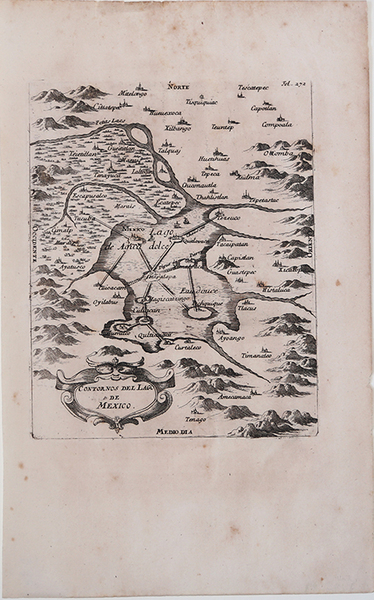 Cortornos del lago de Mexico