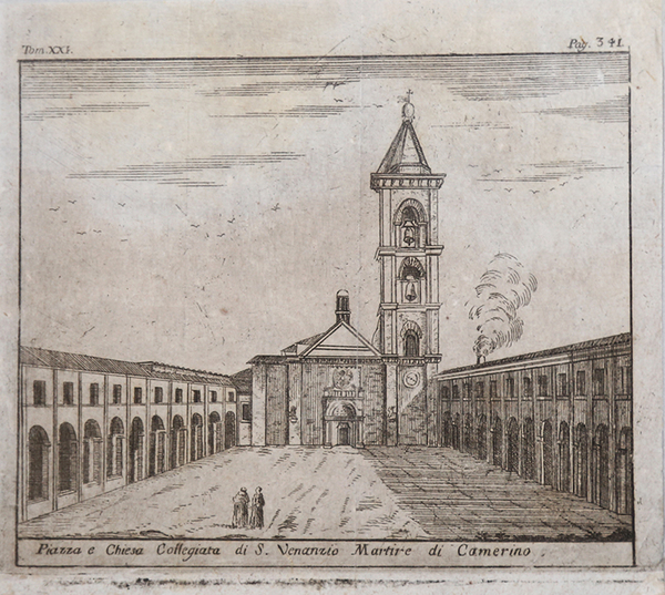 Piazza e Chiesa Collegiata di S. Venanzio Martire di Camerino