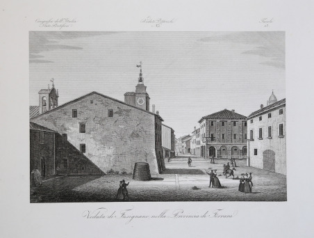 Veduta di Fusignano nella provincia di Ferrara