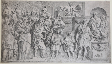 L’imperatore Traiano offre un sacrificio