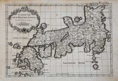Karte von dem Reiche Japon