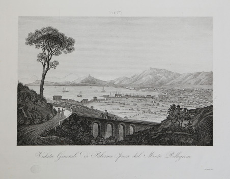 Veduta Generale di Palermo presa dal Monte Pellegrino