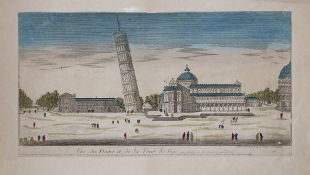 Vue du Dome et de la Tour de Pise.