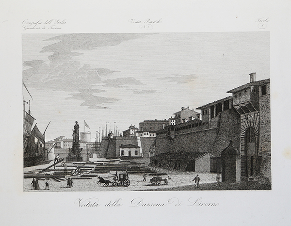 Veduta della Darsena di Livorno
