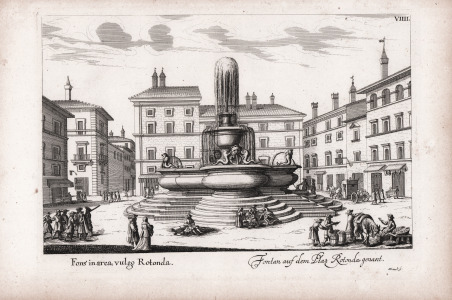Fontana in piazza della Rotonda