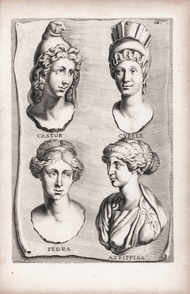 Castor, Cybele, Fedra, Agrippina