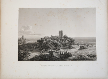 Fragments des ruines d’un Temple à Selinunte