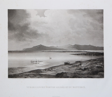 Vue de l’ancien Port de Lilibée er du Mont Erix