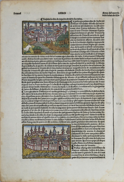 Padua citta de Venetia & Sequita la citta d’Aquilea & …