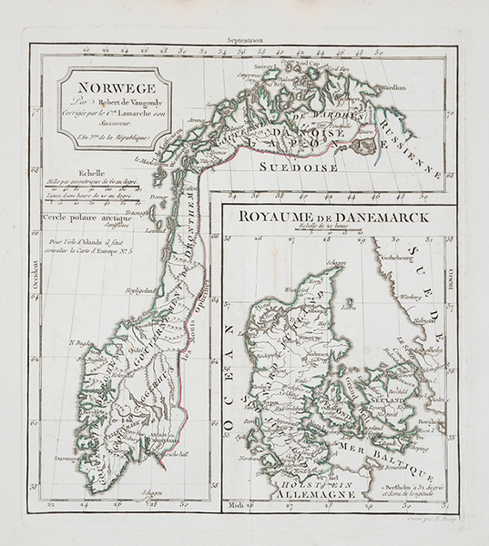 Norwege Par Robert de Vaugondy