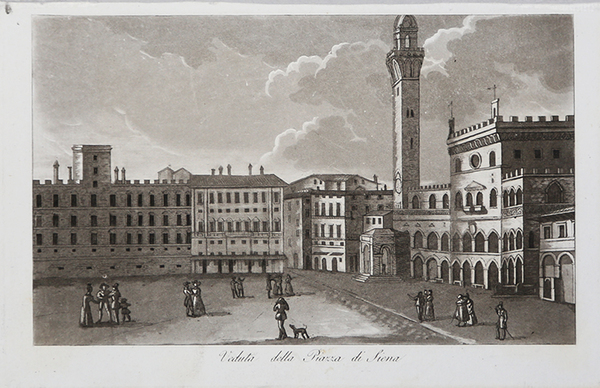 Veduta della Piazza di Siena