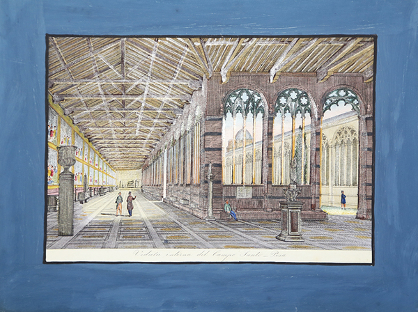 Veduta interna del Campo Santo - Pisa