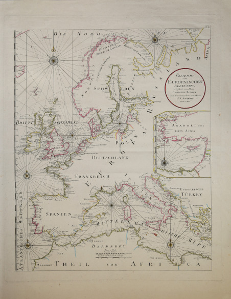 Ubersicht der Europaeischen Seekusten