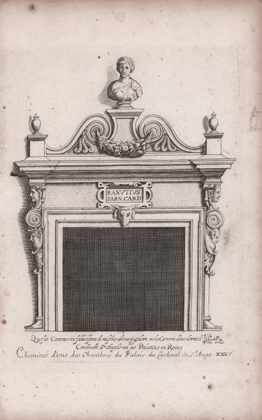 Questo Camino è in opera, fatto di mischio di varij …