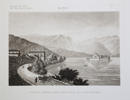 Veduta di Stresa e dell' Isola Bella sul Lago Maggiore