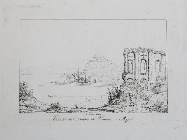 Veduta del Tempio di Venere a Baja