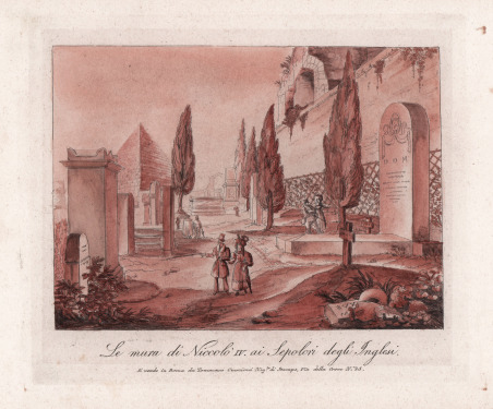 Le mura di Niccolò IV. ai Sepolcri degli Inglesi