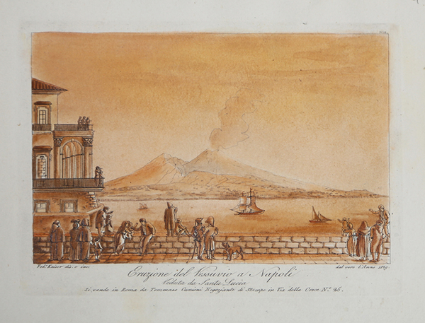 Eruzione del Vesuvio a Napoli