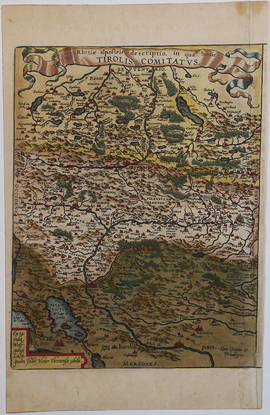 Rhetiae alpestris descriptio in qua hodie Tirolis Comitatus.