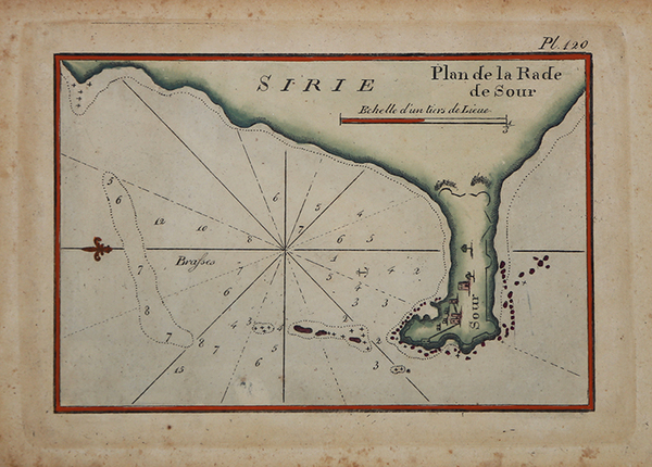Plan de la Rade de Sour