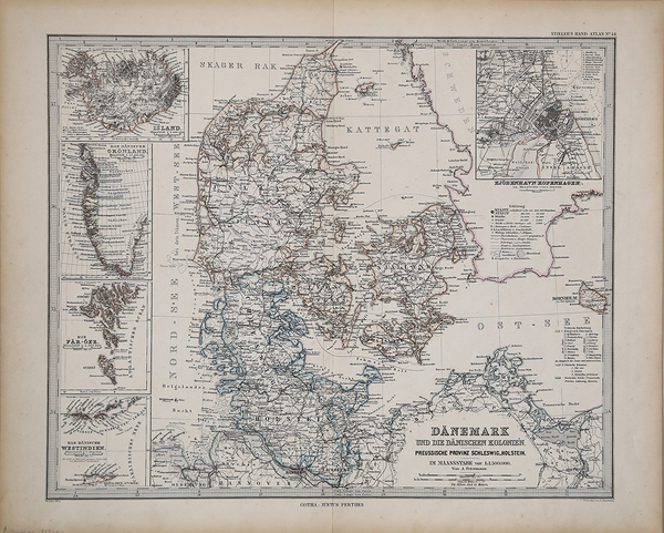 Dänemark und die Dänischen Kolonién. Preussiche Provinz Schleswig_Holstein.