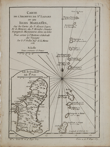 Carte de L'Archipel de St. Lazare ou Les isles Marianes