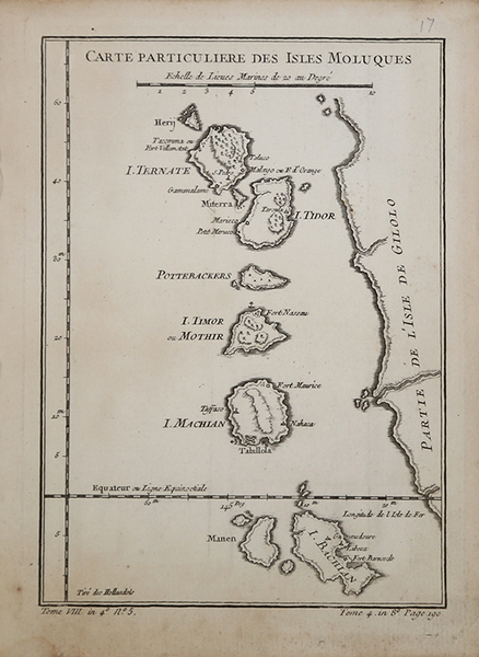 Carte Particuliere des Isles Moluque
