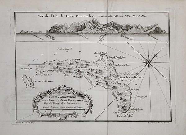 Carte Particuliere de L'Isle de Juan Fernandes