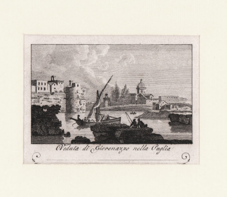 Veduta di Giovenazzo nella Puglia