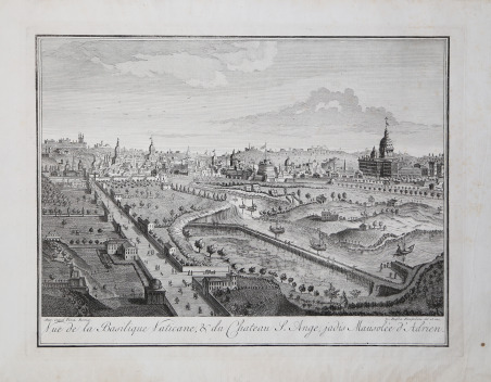 Vue de la Basilique Vaticane & du Chateau S. Ange, …