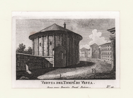 Veduta del Tempio di Vesta